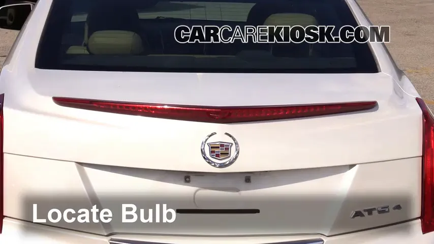 2014 Cadillac ATS 2.0L 4 Cyl. Turbo Lights Center Brake Light (replace bulb)
